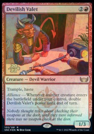 Devilish Valet [Streets of New Capenna Prerelease Promos] - Trinity Hobby