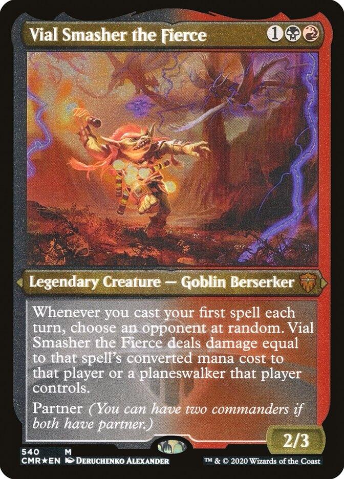 Vial Smasher the Fierce (Etched) [Commander Legends] - Trinity Hobby