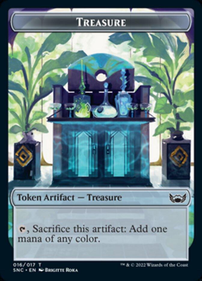 Treasure (016) // Copy Double-Sided Token [Streets of New Capenna Tokens] - Trinity Hobby