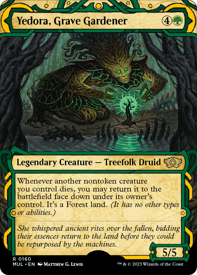 Yedora, Grave Gardener (Halo Foil) [Multiverse Legends] - Trinity Hobby