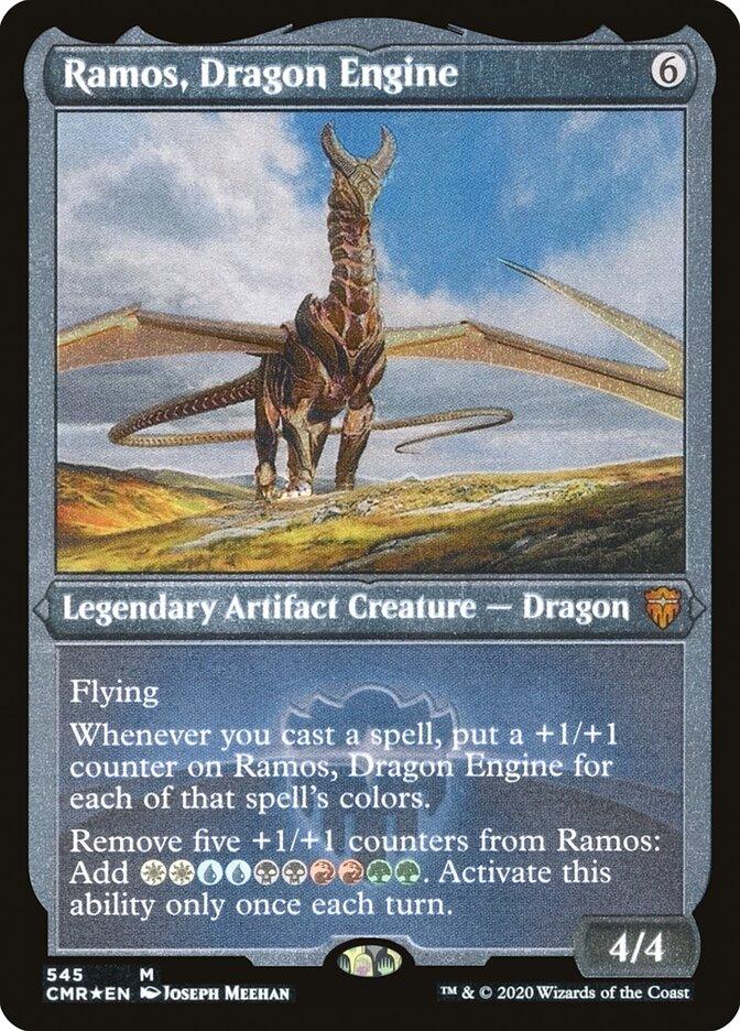 Ramos, Dragon Engine (Etched) [Commander Legends] - Trinity Hobby