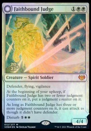 Faithbound Judge // Sinner's Judgment [Innistrad: Crimson Vow Prerelease Promos] - Trinity Hobby