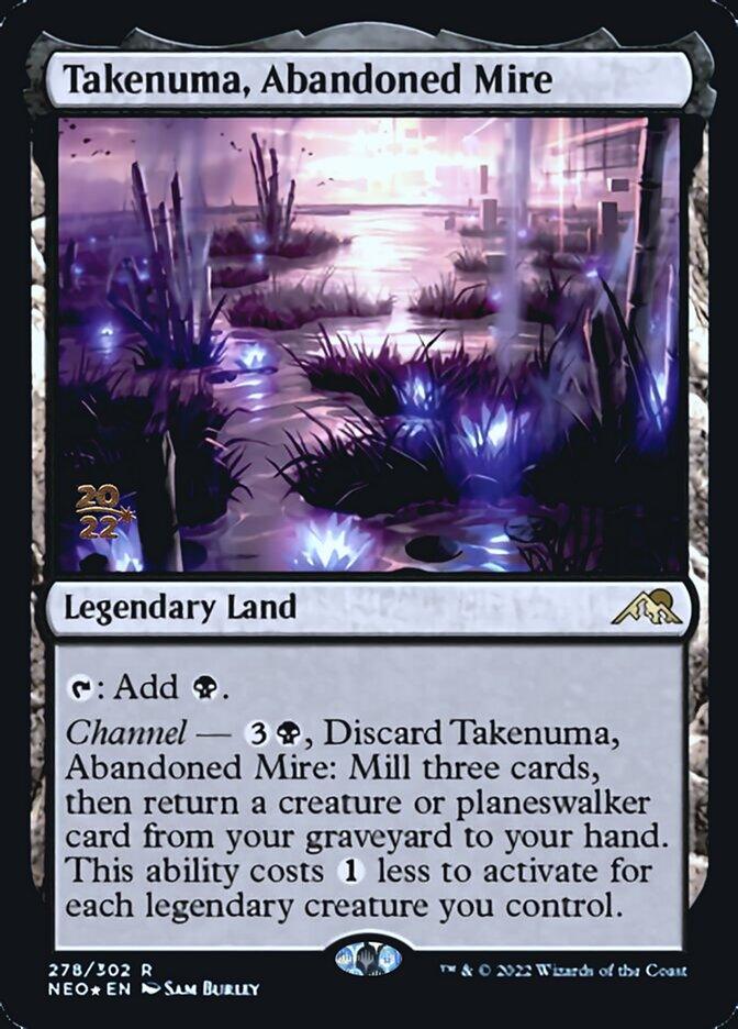 Takenuma, Abandoned Mire [Kamigawa: Neon Dynasty Prerelease Promos] - Trinity Hobby