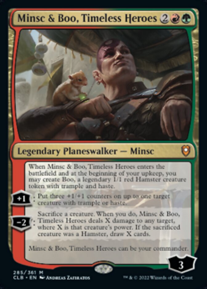Minsc & Boo, Timeless Heroes [Commander Legends: Battle for Baldur's Gate] - Trinity Hobby
