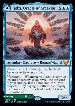 Jadzi, Oracle of Arcavios // Journey to the Oracle [Strixhaven: School of Mages] - Trinity Hobby
