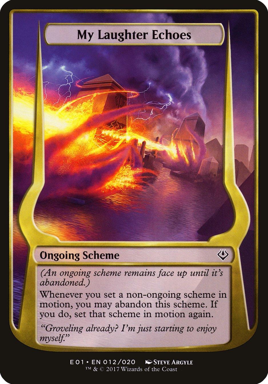 My Laughter Echoes (Schemes) [Archenemy: Nicol Bolas Schemes] - Trinity Hobby