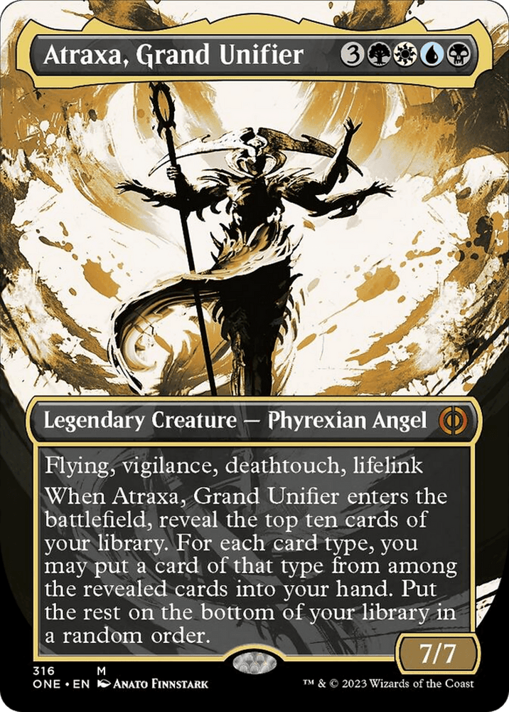 Atraxa, Grand Unifier (Borderless Ichor) [Phyrexia: All Will Be One] - Trinity Hobby