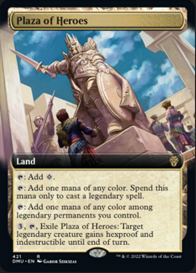 Plaza of Heroes (Extended Art) [Dominaria United] - Trinity Hobby