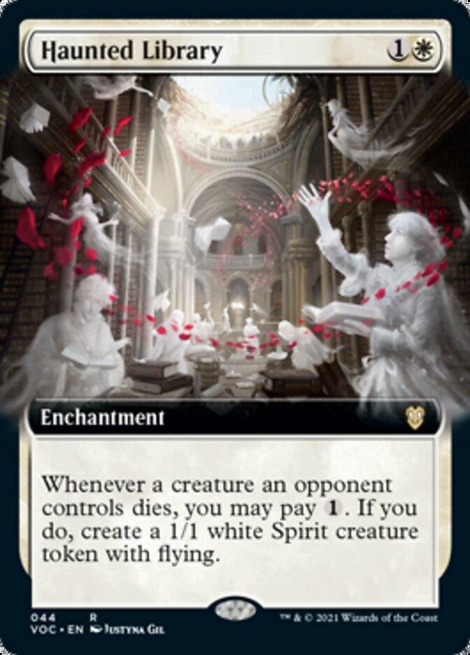 Haunted Library (Extended Art) [Innistrad: Crimson Vow Commander] - Trinity Hobby