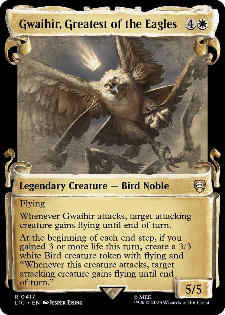 Gwaihir, Greatest of the Eagles [The Lord of the Rings: Tales of Middle-Earth Commander Showcase Scrolls] - Trinity Hobby