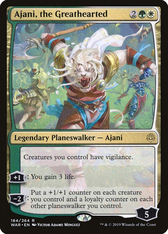 Ajani, the Greathearted [War of the Spark] - Trinity Hobby