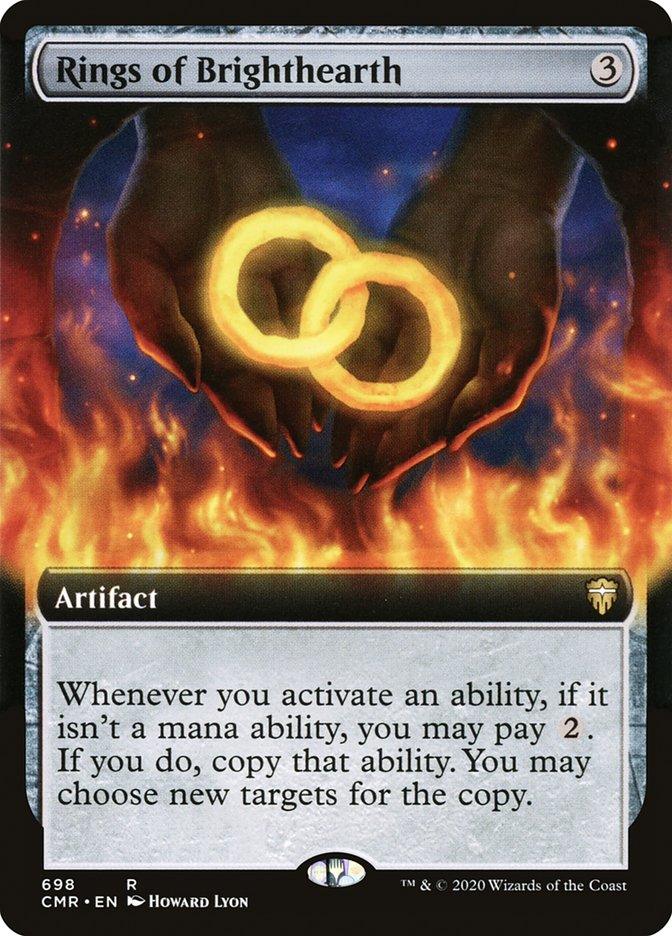 Rings of Brighthearth (Extended Art) [Commander Legends] - Trinity Hobby