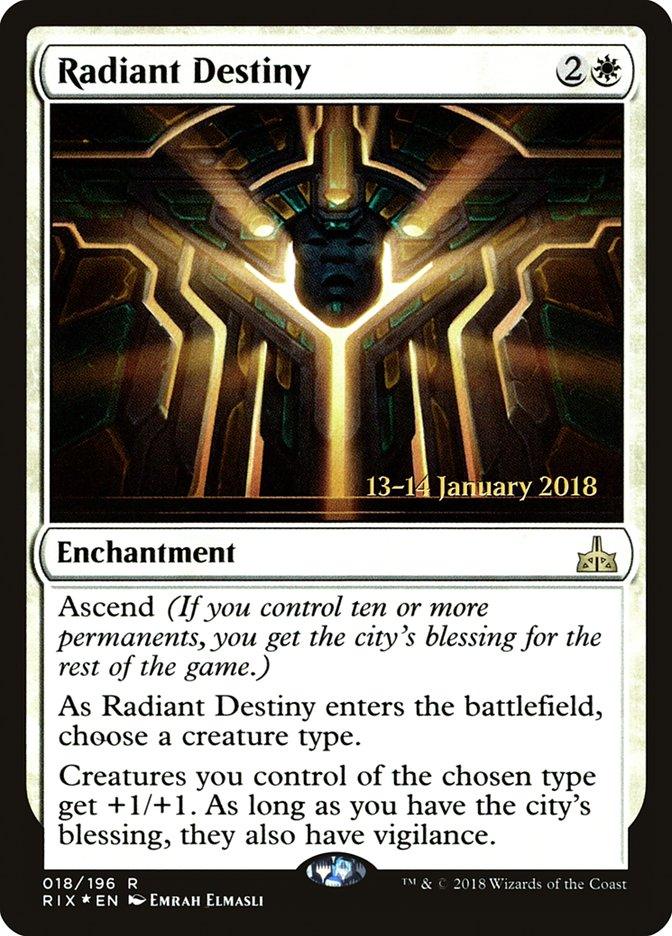 Radiant Destiny [Rivals of Ixalan Prerelease Promos] - Trinity Hobby