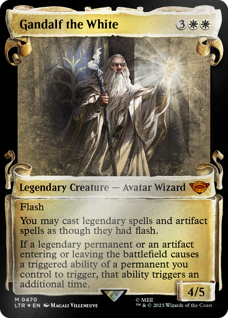 Gandalf the White [The Lord of the Rings: Tales of Middle-Earth Showcase Scrolls] - Trinity Hobby