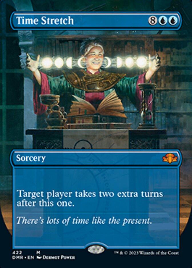 Time Stretch (Borderless Alternate Art) [Dominaria Remastered] - Trinity Hobby