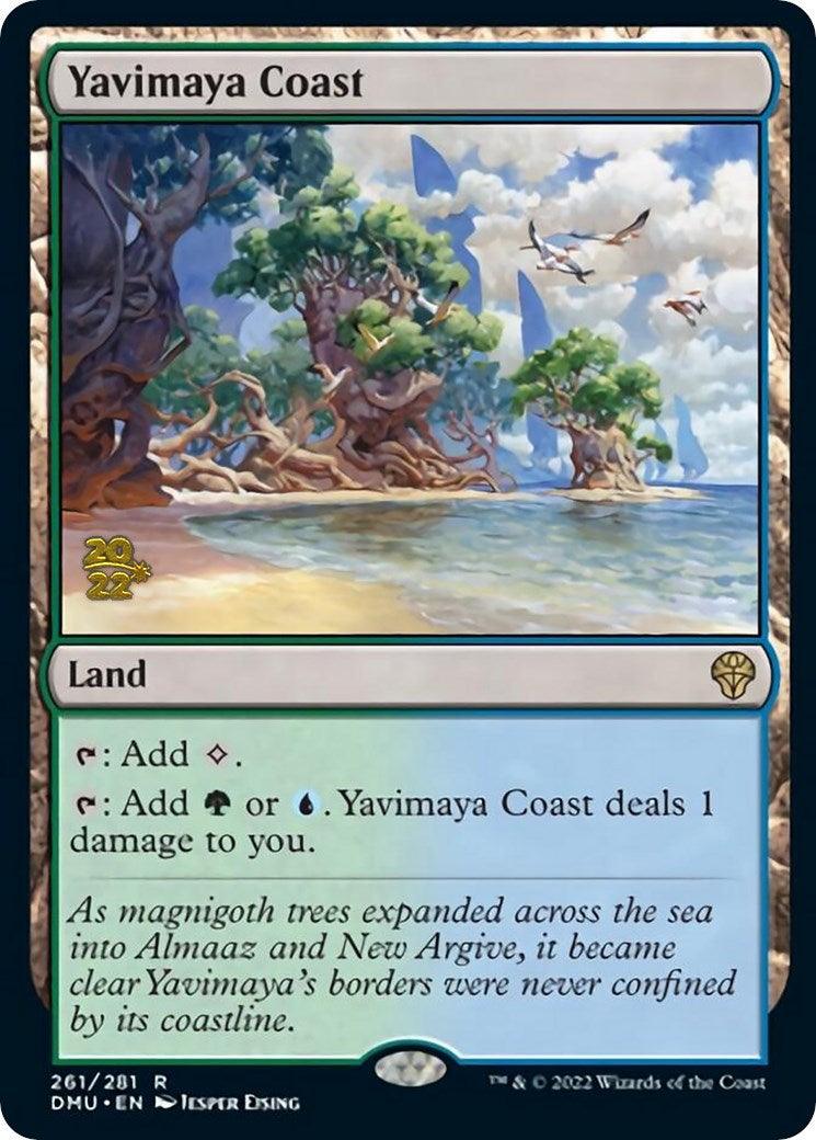 Yavimaya Coast [Dominaria United Prerelease Promos] - Trinity Hobby
