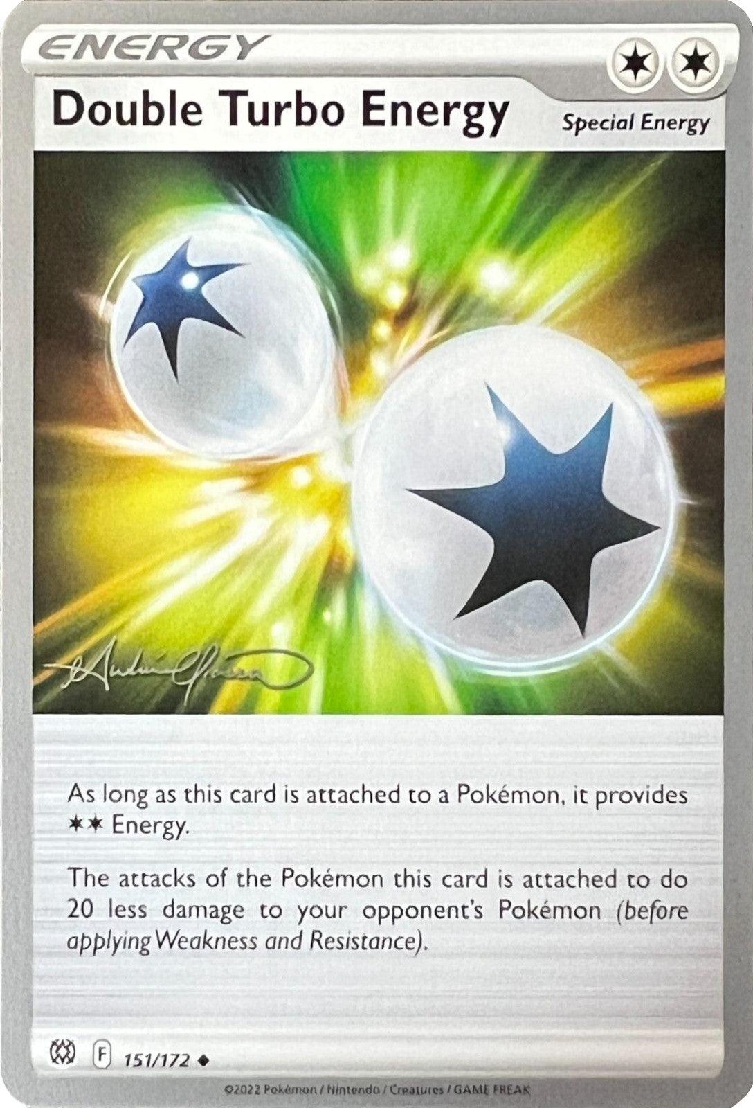 Double Turbo Energy (151/172) (The Shape of Mew - Andre Chiasson) [World Championships 2022] - Trinity Hobby