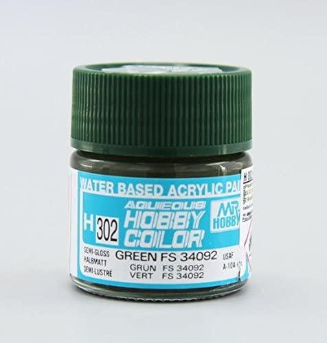 AQUEOUS HOBBY COLOR - H302 Green FS34092 [Charcoal lizard camouflage] - Trinity Hobby