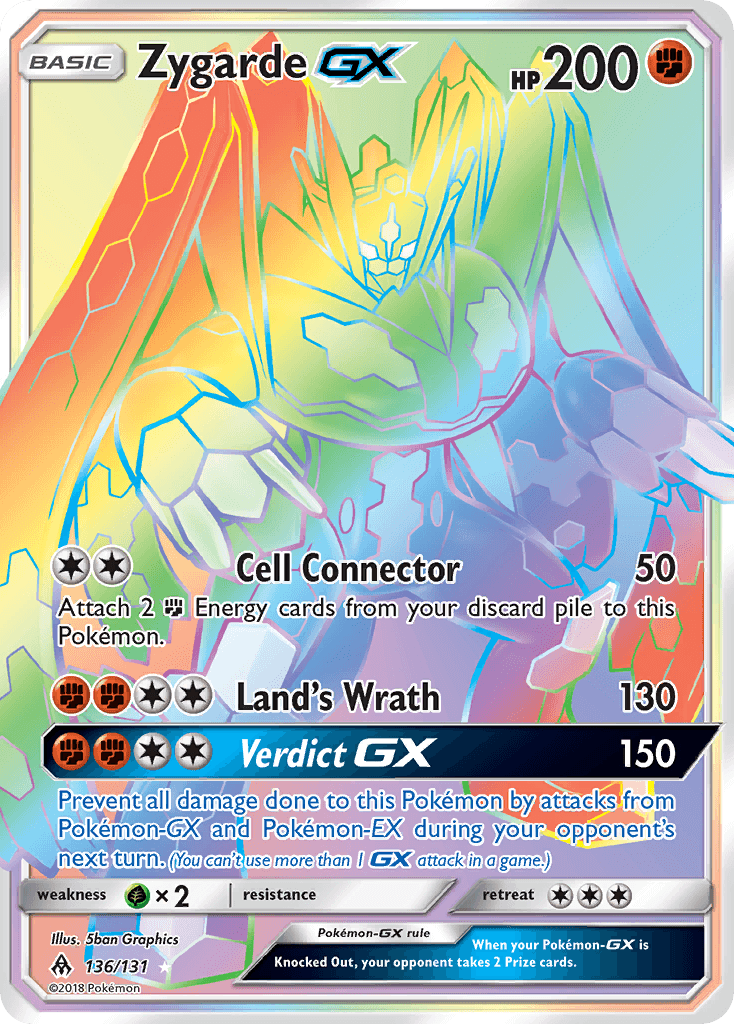 Zygarde GX (136/131) [Sun & Moon: Forbidden Light] - Trinity Hobby