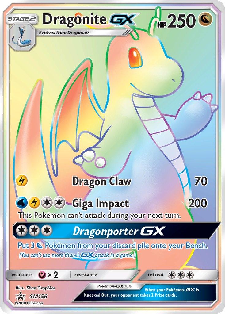 Dragonite GX (SM156) (Jumbo Card) [Sun & Moon: Black Star Promos] - Trinity Hobby