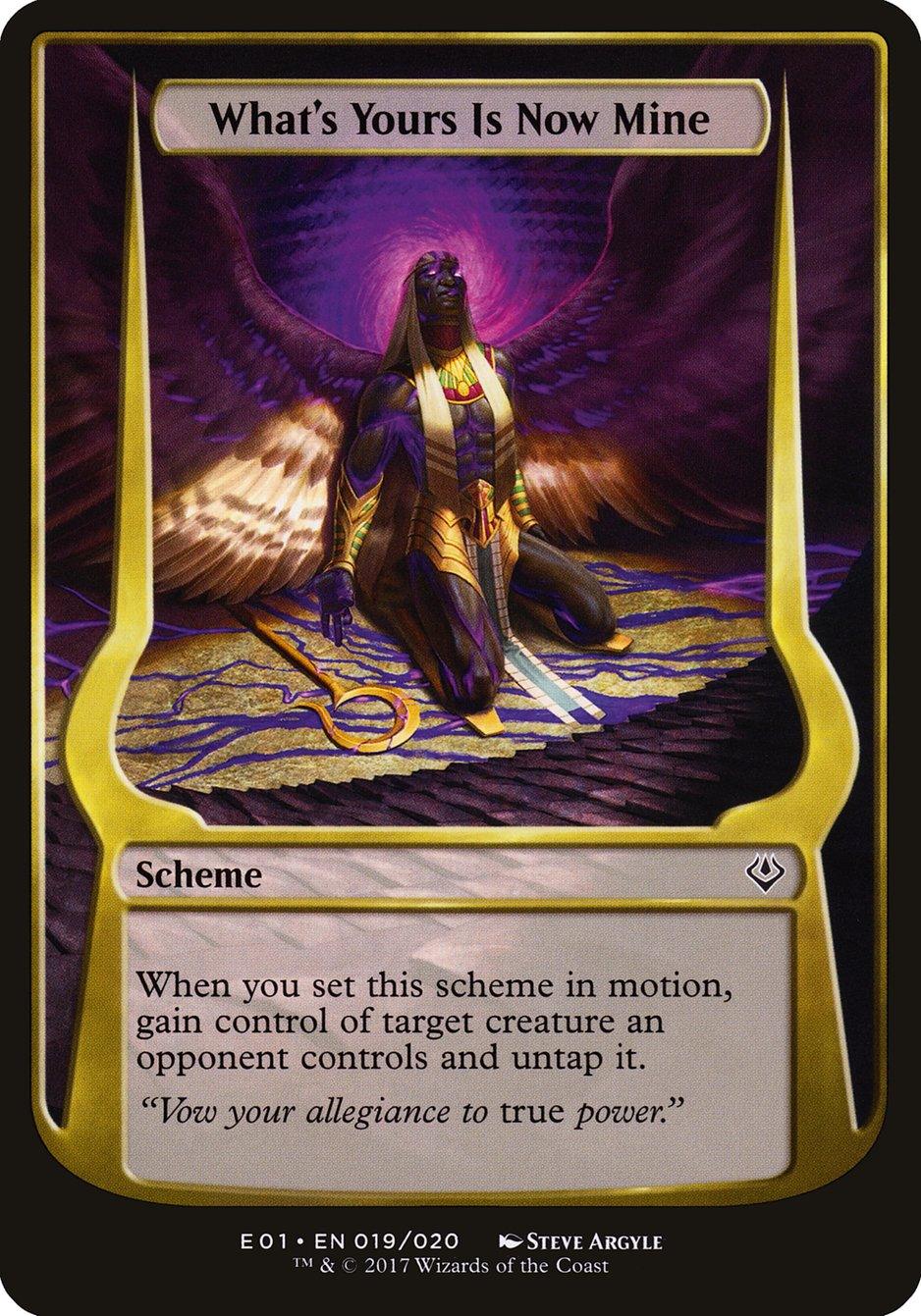 What's Yours Is Now Mine (Schemes) [Archenemy: Nicol Bolas Schemes] - Trinity Hobby