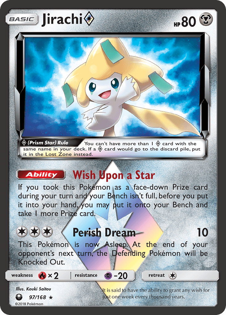 Jirachi (97/168) (Prism Star) [Sun & Moon: Celestial Storm] - Trinity Hobby