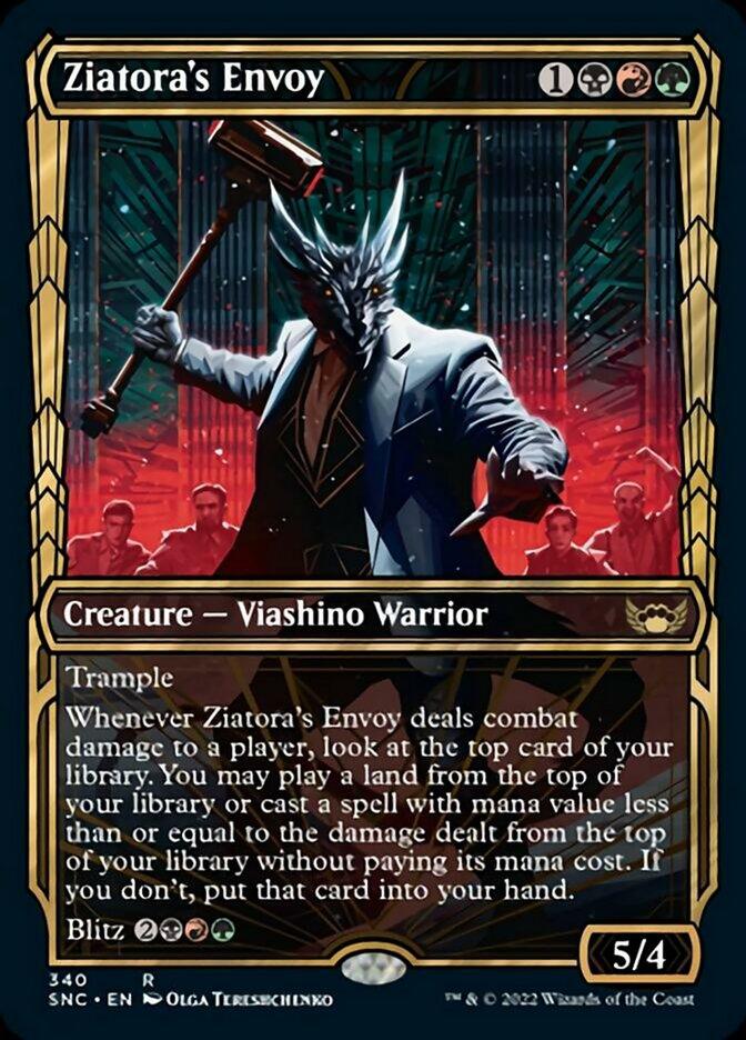 Ziatora's Envoy (Showcase Golden Age) [Streets of New Capenna] - Trinity Hobby