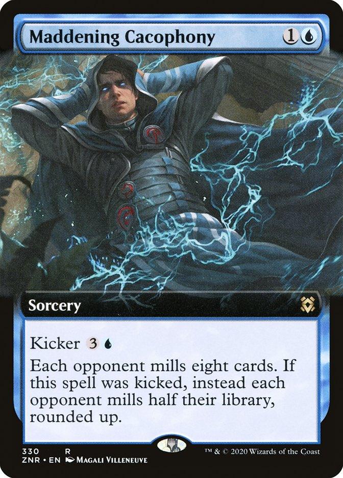 Maddening Cacophony (Extended Art) [Zendikar Rising] - Trinity Hobby