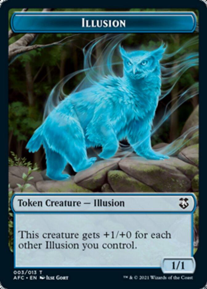 Champion of Wits // Illusion Double-Sided Token [Dungeons & Dragons: Adventures in the Forgotten Realms Commander Tokens] - Trinity Hobby