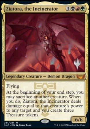 Ziatora, the Incinerator (Promo Pack) [Streets of New Capenna Promos] - Trinity Hobby
