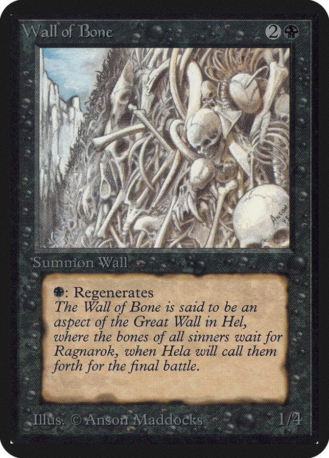 Wall of Bone [Alpha Edition] - Trinity Hobby