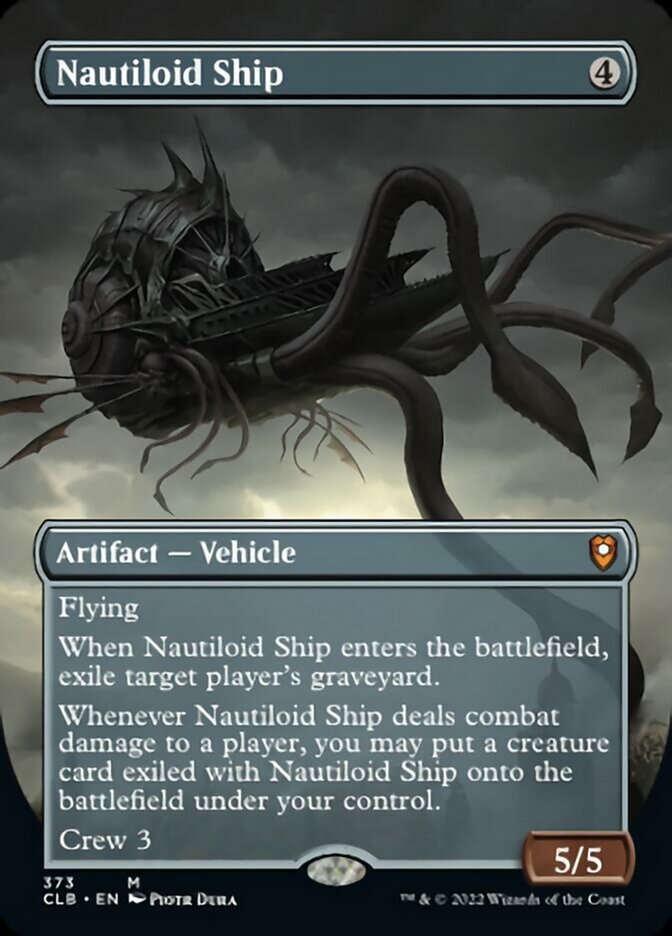 Nautiloid Ship (Borderless Alternate Art) [Commander Legends: Battle for Baldur's Gate] - Trinity Hobby