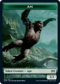 Ape // Elemental Double-Sided Token [Double Masters Tokens] - Trinity Hobby