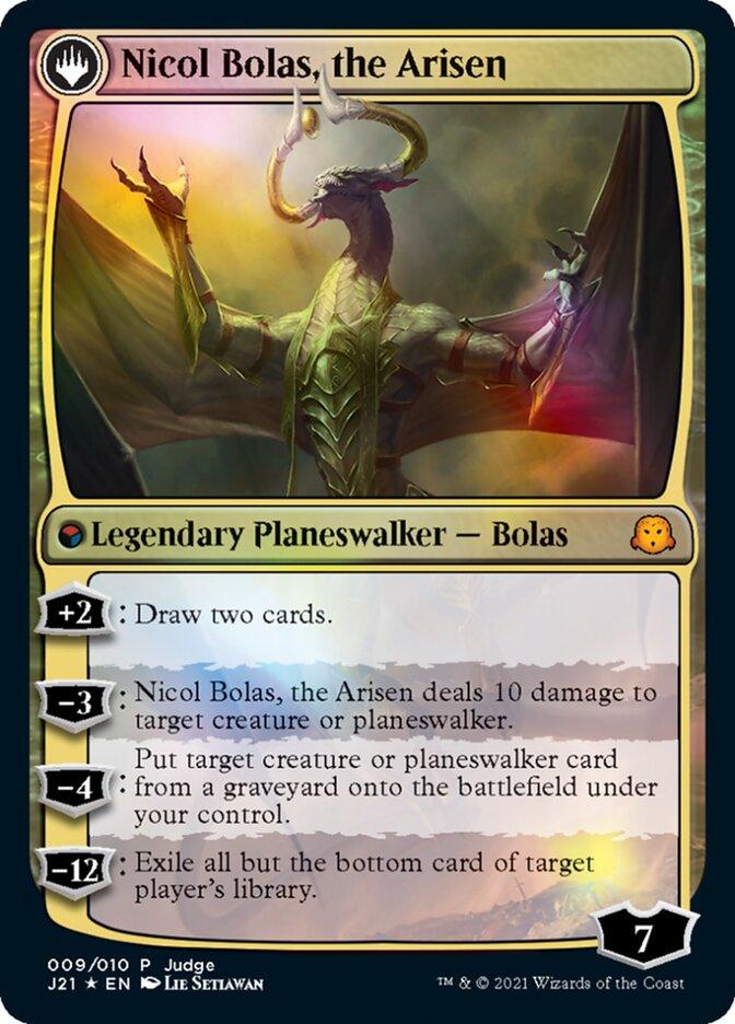 Nicol Bolas, the Ravager // Nicol Bolas, the Arisen [Judge Gift Cards 2021] - Trinity Hobby