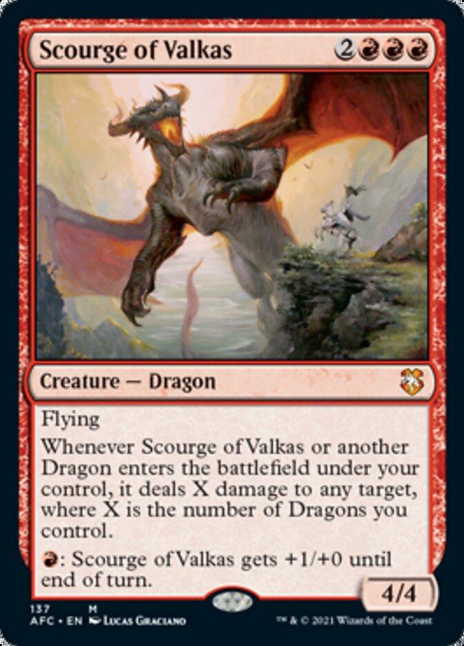 Scourge of Valkas [Dungeons & Dragons: Adventures in the Forgotten Realms Commander] - Trinity Hobby