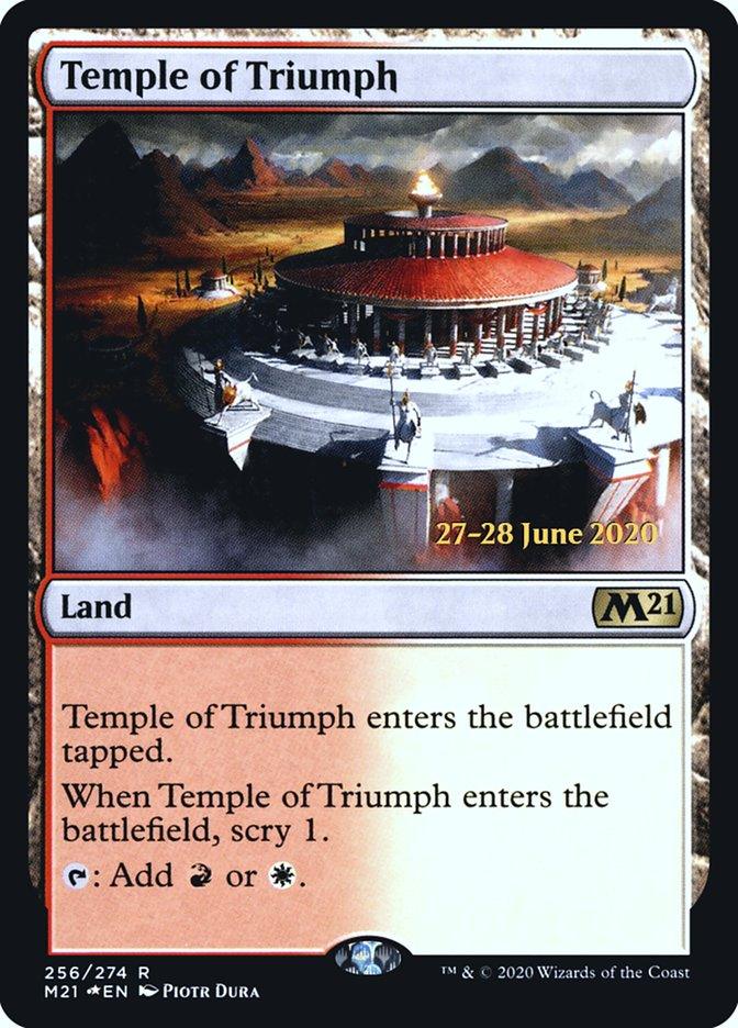 Temple of Triumph [Core Set 2021 Prerelease Promos] - Trinity Hobby