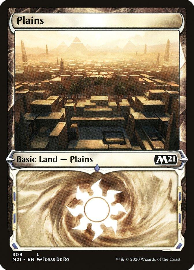 Plains (309) (Showcase) [Core Set 2021] - Trinity Hobby