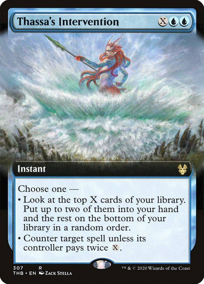 Thassa's Intervention (Extended Art) [Theros Beyond Death] - Trinity Hobby