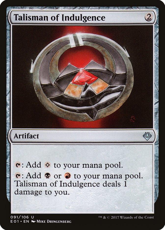 Talisman of Indulgence [Archenemy: Nicol Bolas] - Trinity Hobby
