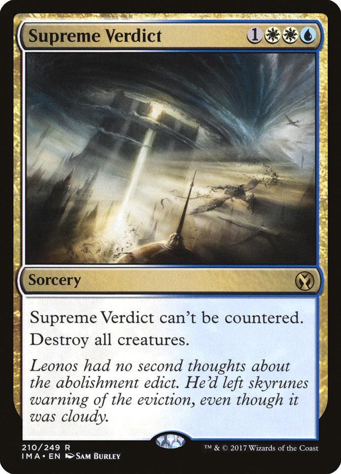 Supreme Verdict [Iconic Masters] - Trinity Hobby