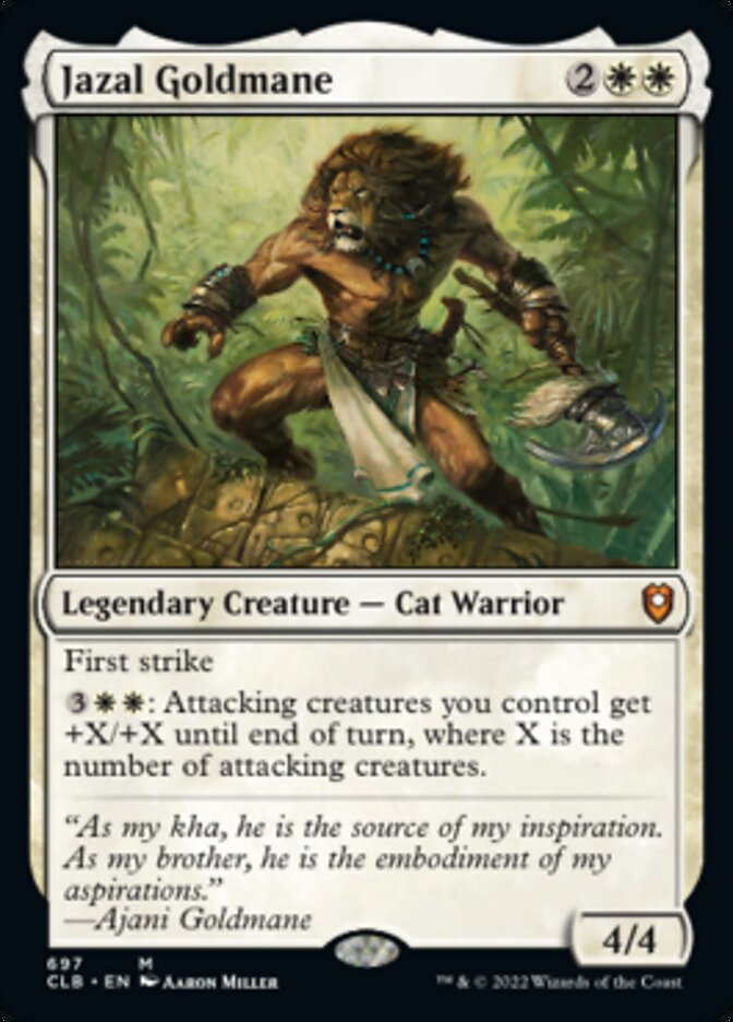 Jazal Goldmane [Commander Legends: Battle for Baldur's Gate] - Trinity Hobby