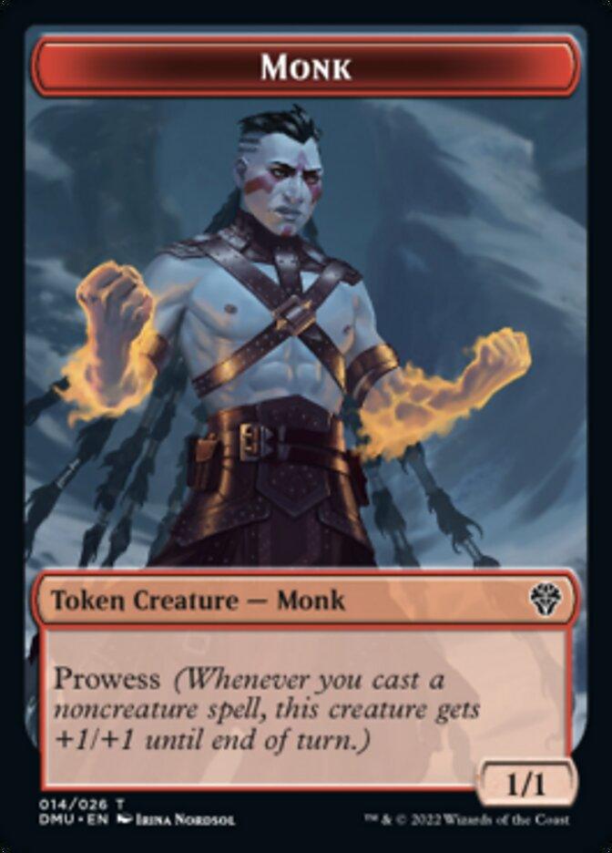 Monk Token [Dominaria United Tokens] - Trinity Hobby