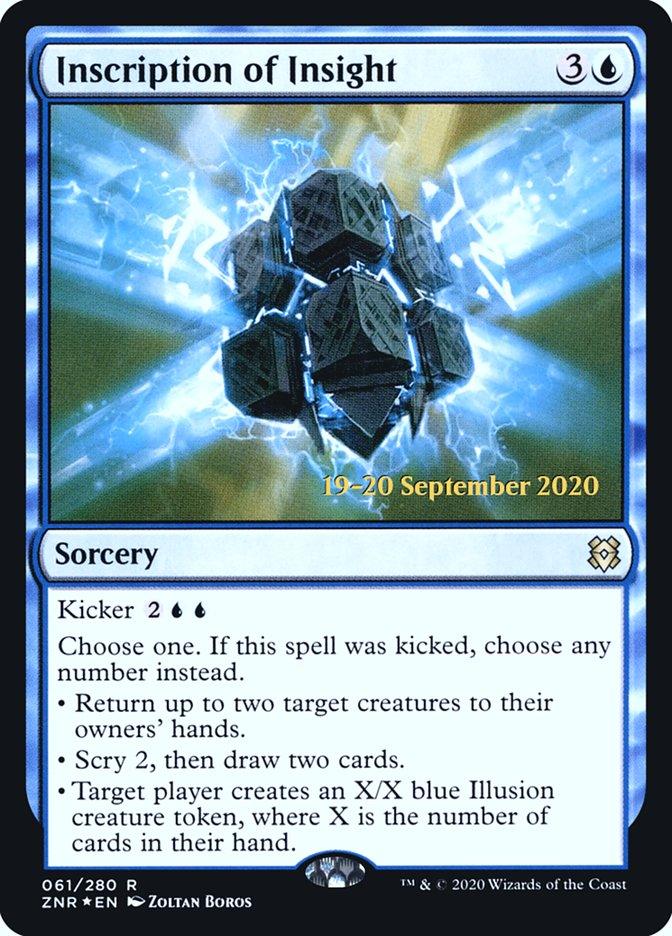 Inscription of Insight [Zendikar Rising Prerelease Promos] - Trinity Hobby