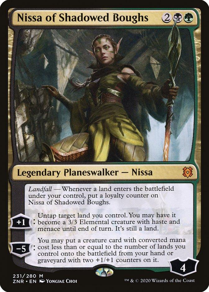 Nissa of Shadowed Boughs [Zendikar Rising] - Trinity Hobby