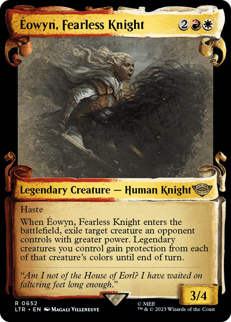 Eowyn, Fearless Knight [The Lord of the Rings: Tales of Middle-Earth Showcase Scrolls] - Trinity Hobby
