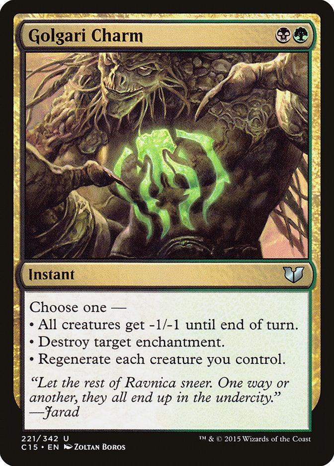 Golgari Charm [Commander 2015] - Trinity Hobby