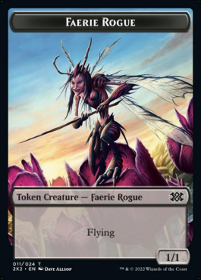 Faerie Rogue // Eldrazi Scion Double-Sided Token [Double Masters 2022 Tokens] - Trinity Hobby