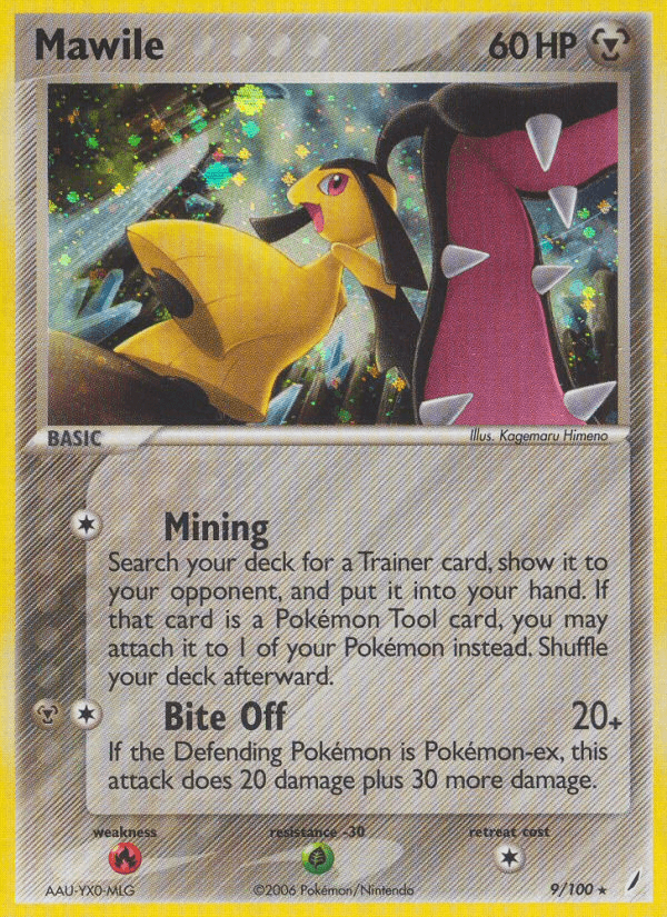 Pokemon Trading CardsMawile (9/100) [EX: Crystal Guardians]