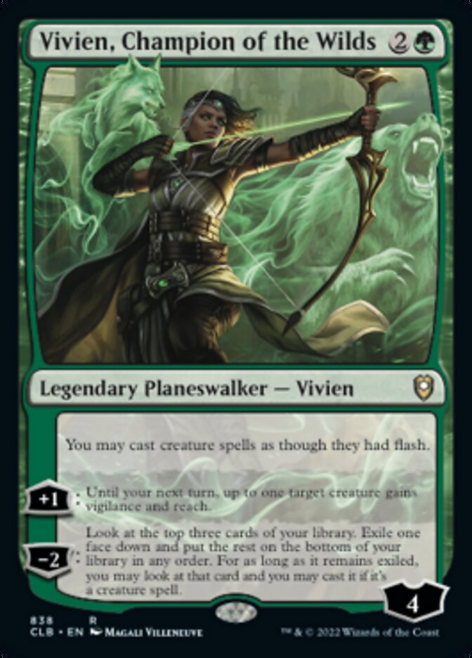 Vivien, Champion of the Wilds [Commander Legends: Battle for Baldur's Gate] - Trinity Hobby