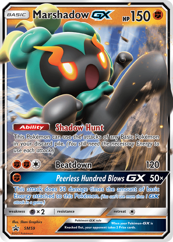 Marshadow GX (SM59) [Sun & Moon: Black Star Promos] - Trinity Hobby